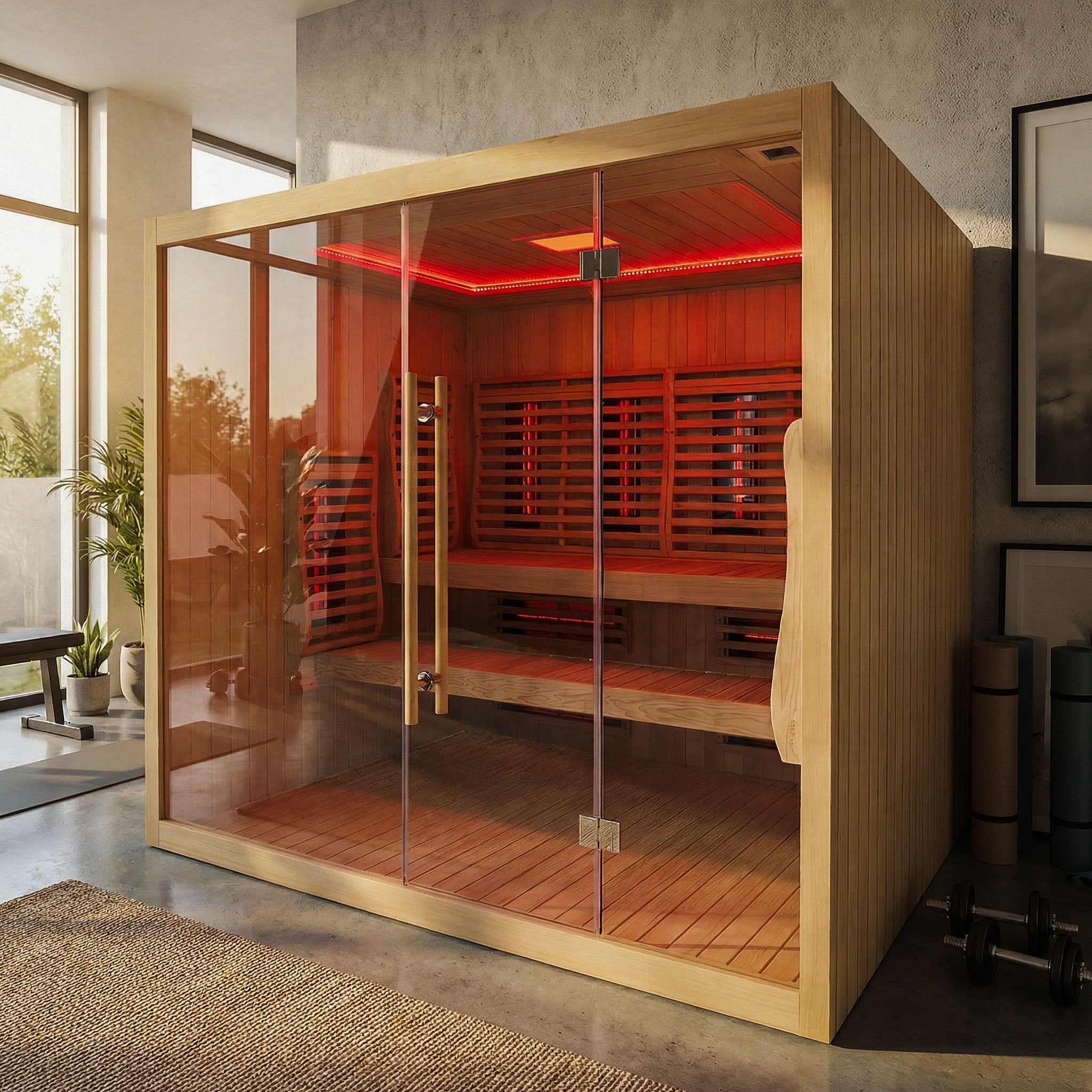KY2216 Premium 4-Person Far Infrared Sauna
