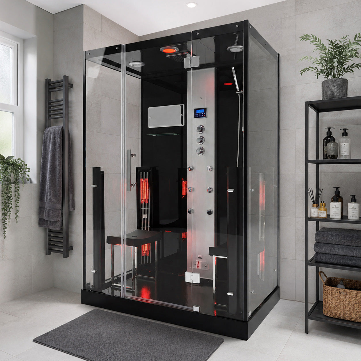 KYS1450 Hybrid Infrared Sauna & Steam Shower