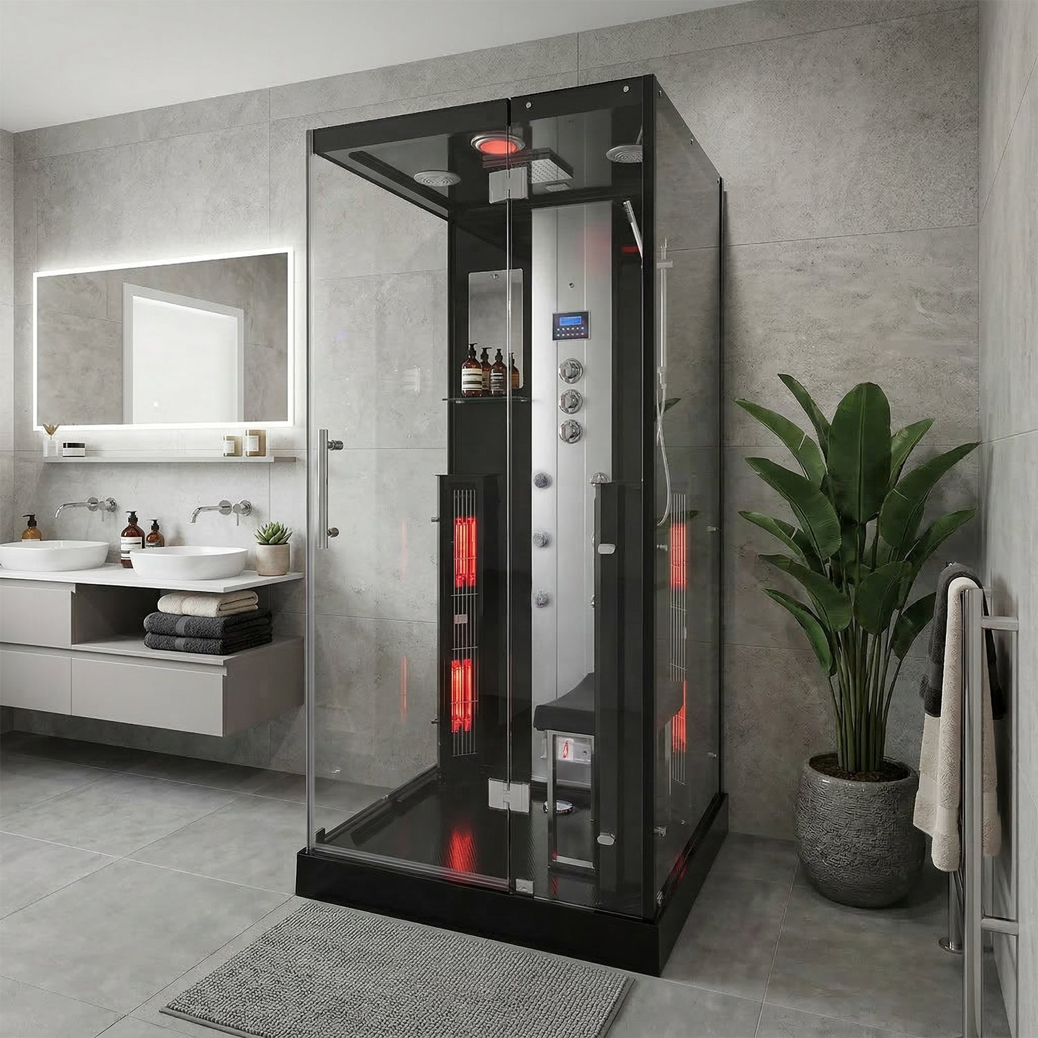KYS900 Hybrid Infrared Sauna & Steam Shower (GRADE A)