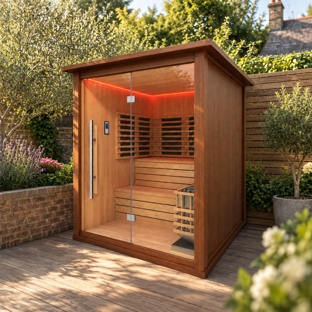 MXOS2000 Outdoor Hybrid Sauna - Aluminium