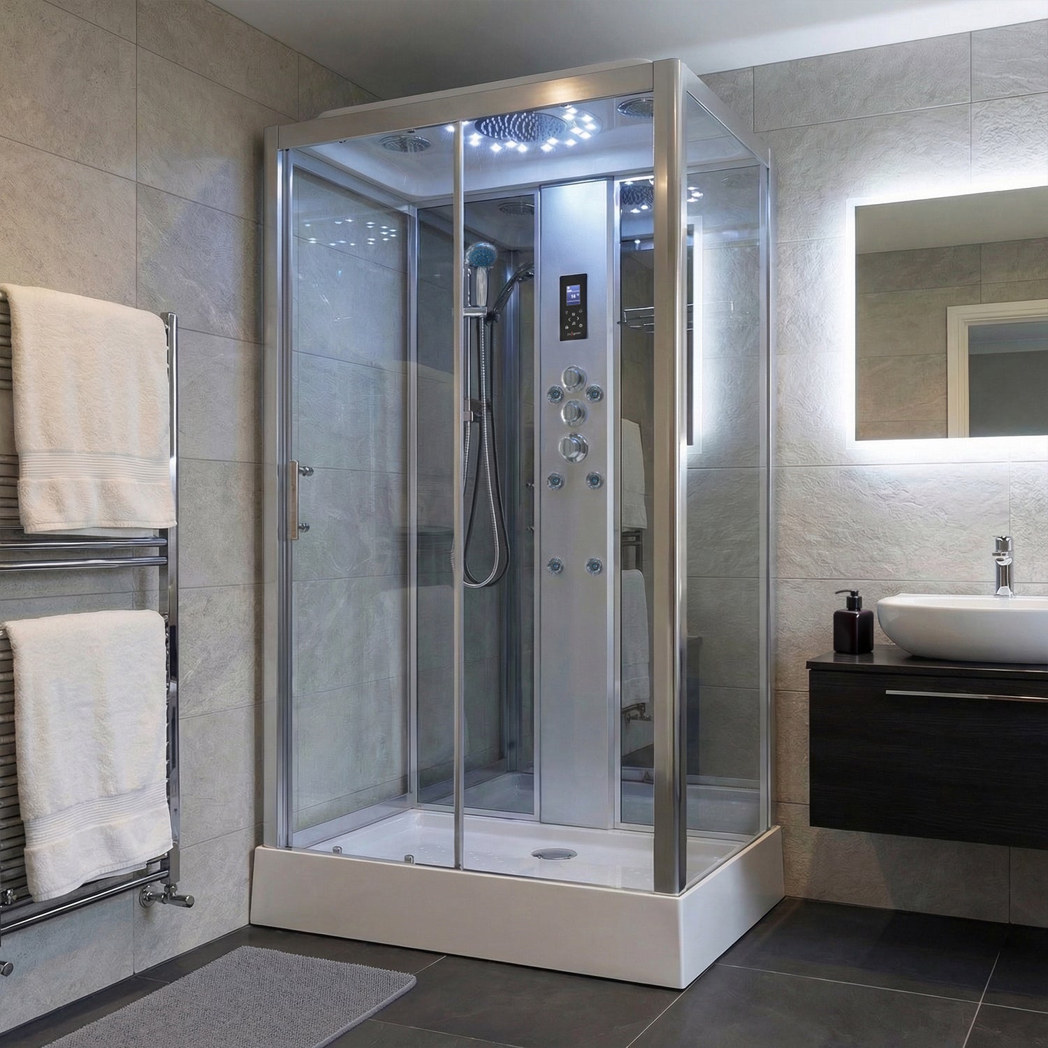 Platinum Shower Cabin - Rectangle