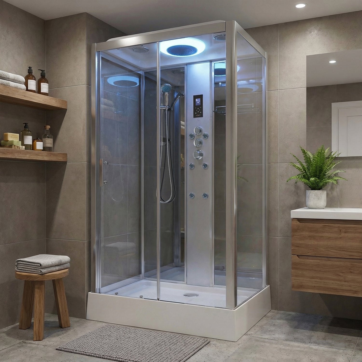 Premium Shower Cabin - Rectangle