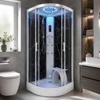 Marble Steam Shower - Quadrant