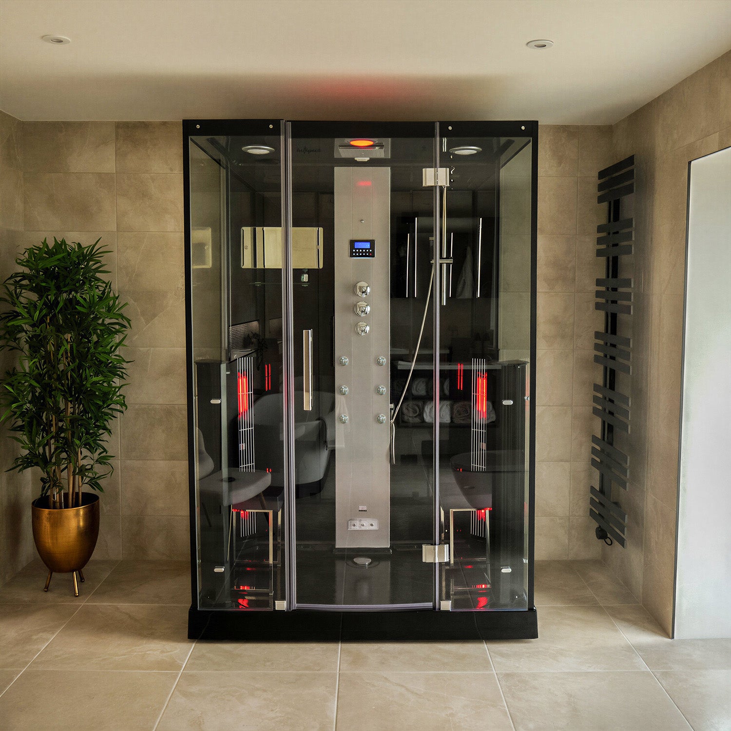 KYS1450 Hybrid Infrared Sauna & Steam Shower (GRADE A)
