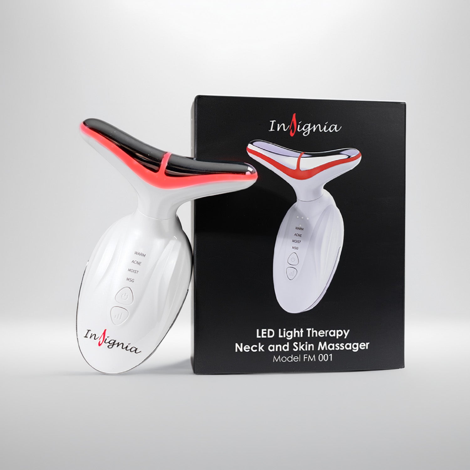 LED Light Therapy Neck & Face Massager