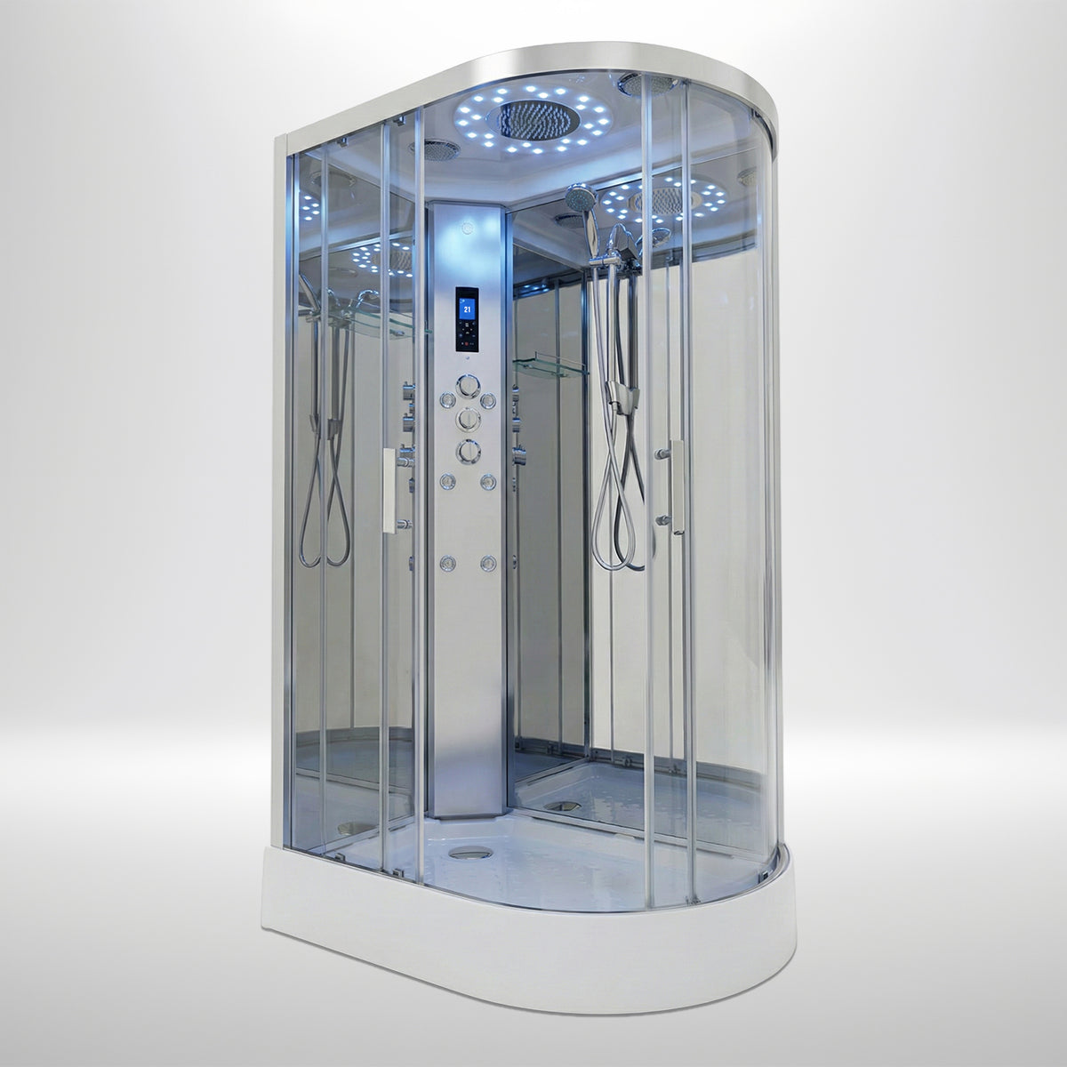Platinum Shower Cabin - Offset (Left)