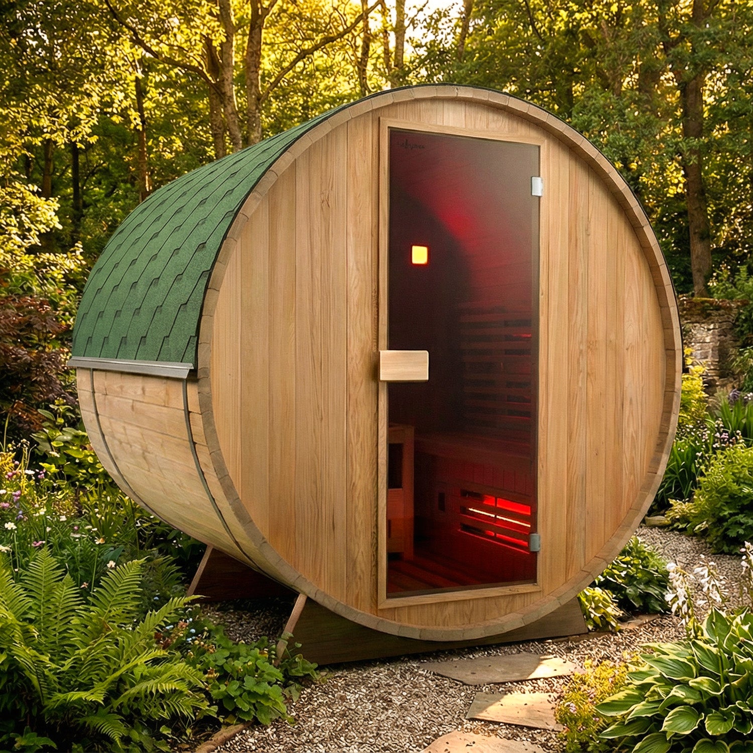 Hybrid Barrel Sauna