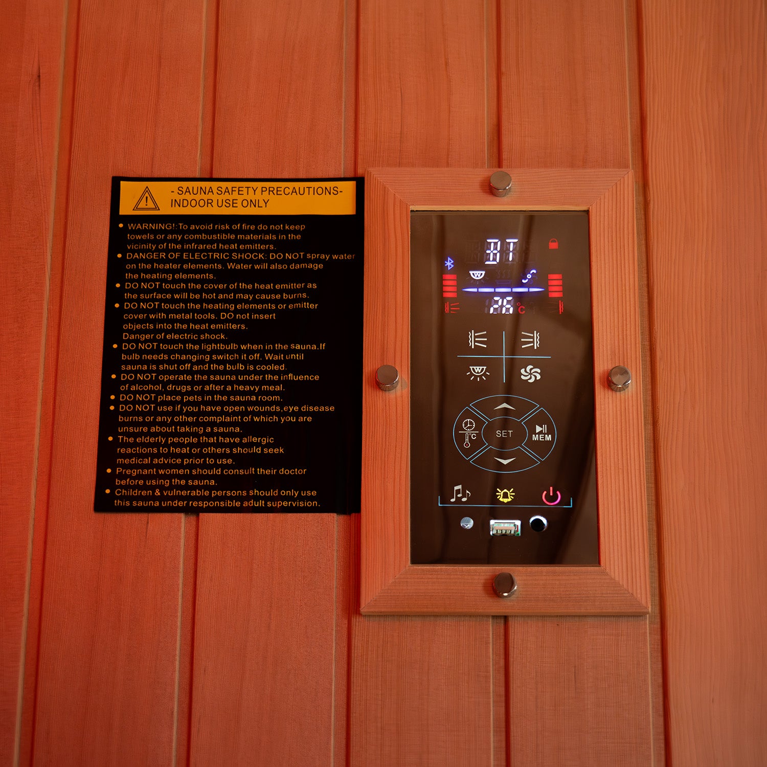 KY2216 Premium 4-Person Far Infrared Sauna