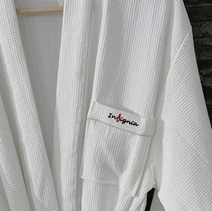Insignia Waffle Bath Robe - Twin Pack