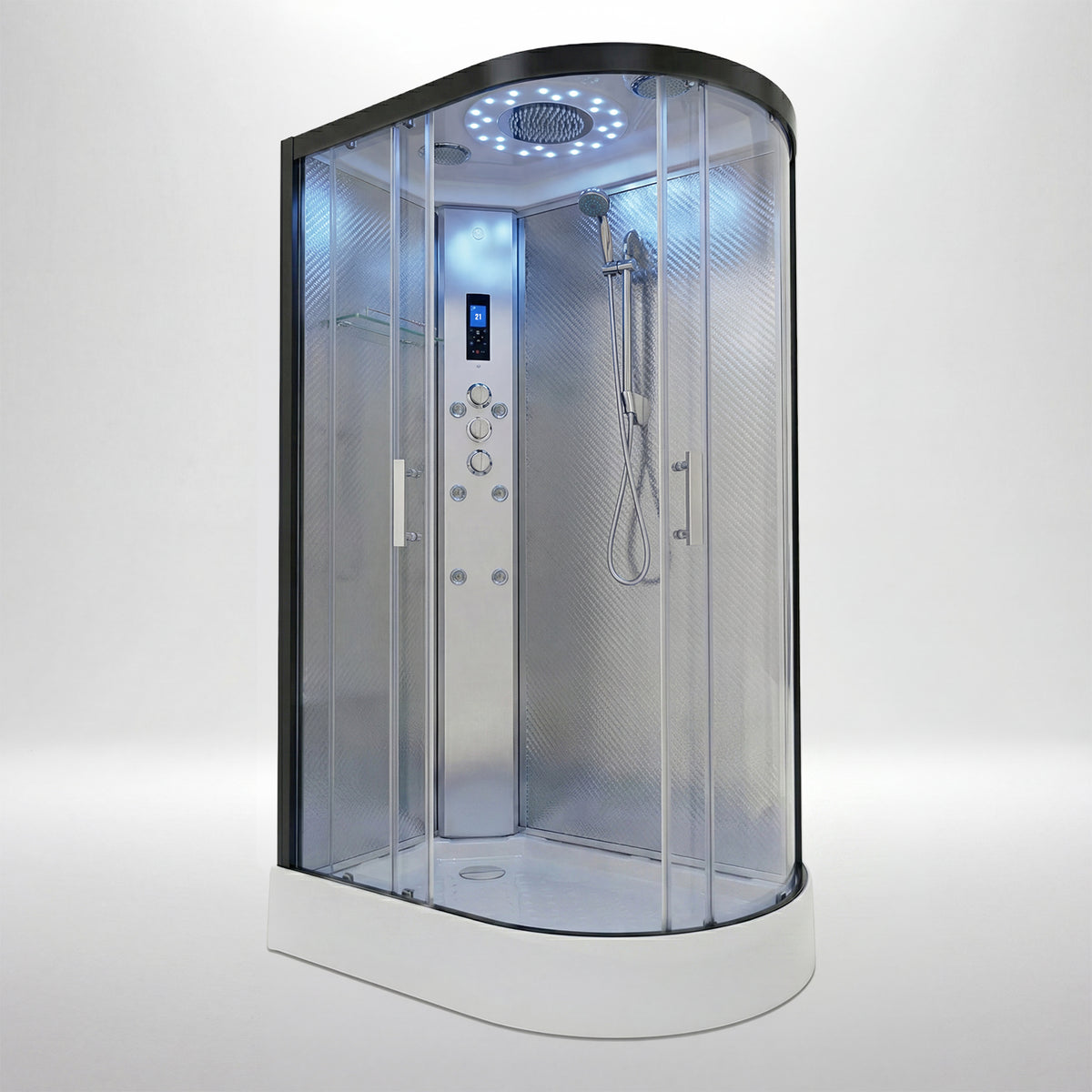 Platinum Shower Cabin - Offset (Left)