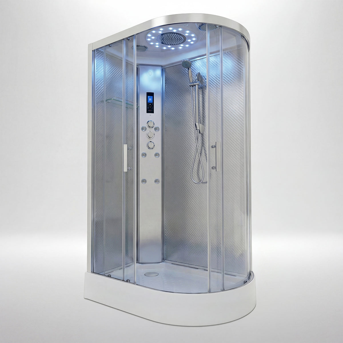 Platinum Shower Cabin - Offset (Left)