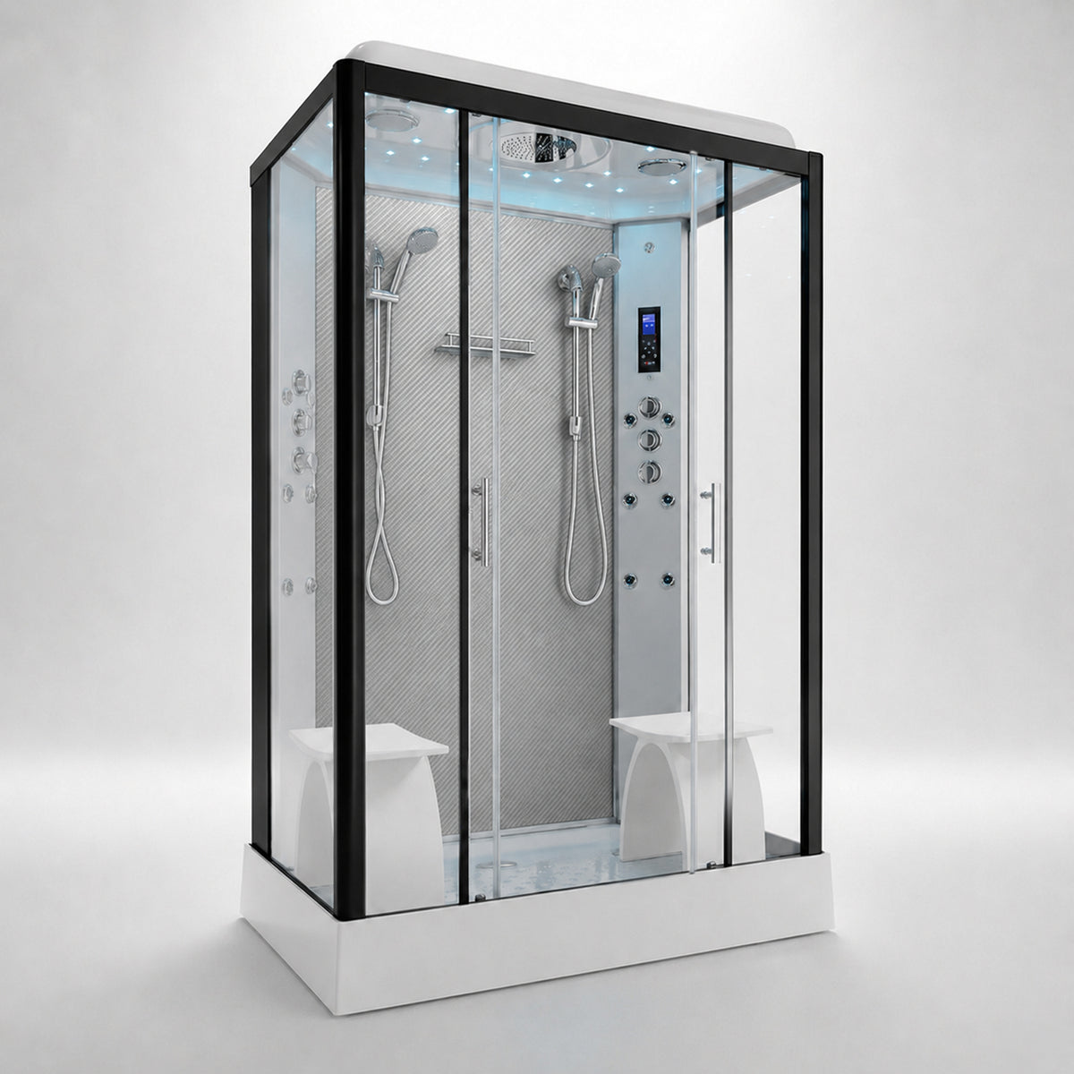 Platinum Shower Cabin - Twin