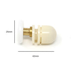 25mm White Door Wheel-1