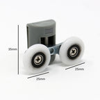 25mm Twin Door Wheel (Non-Spring)-1