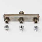 Chrome Tri-jet Steam Outlet