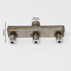 Chrome Tri-jet Steam Outlet