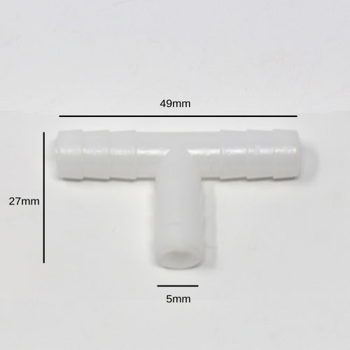 T-Piece Pipe Connector (Push on Ribbed)