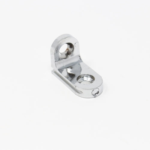 Chrome Effect Glass Panel Securing Clip