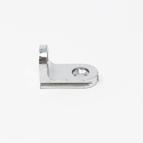 Chrome Effect Glass Panel Securing Clip