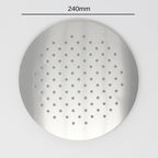 Stainless Steel Overhead Monsoon Shower Head, 245mm Diameter