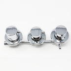 Water Control Valve mixer Tap Set - Thermostatic 2 Port 2 Feed (100mm between dials)