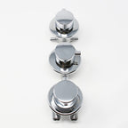 Water Control Valve mixer Tap Set - Thermostatic 2 Port 2 Feed (100mm between dials)