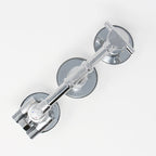 Water Control Valve mixer Tap Set - Thermostatic 2 Port 2 Feed (100mm between dials)