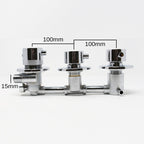 Water Control Valve mixer Tap Set - Thermostatic 2 Port 2 Feed (100mm between dials)