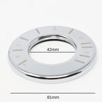 Water Valve Chrome Temperature Selection Plate