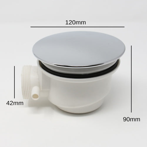 Large Top Waste - Hole in Tray 85mm (LeakFree Shower)