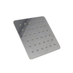 Square Chrome Monsoon Shower Head