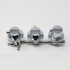 Water Control Valve mixer Tap Set - Thermostatic 4 Port 3 Feed (100mm between dials)