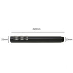 Black Microphone Hand Shower