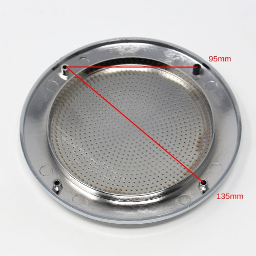 Chrome speaker/fan cover