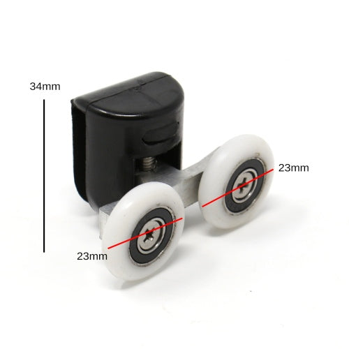23mm Monochrome Door Wheels (Non-Spring)-1