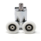 24mm Twin Chrome Door Wheels (Spring)-1