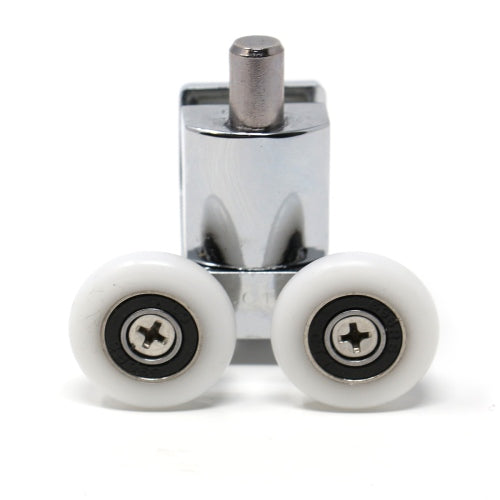 24mm Twin Chrome Door Wheels (Spring)-1