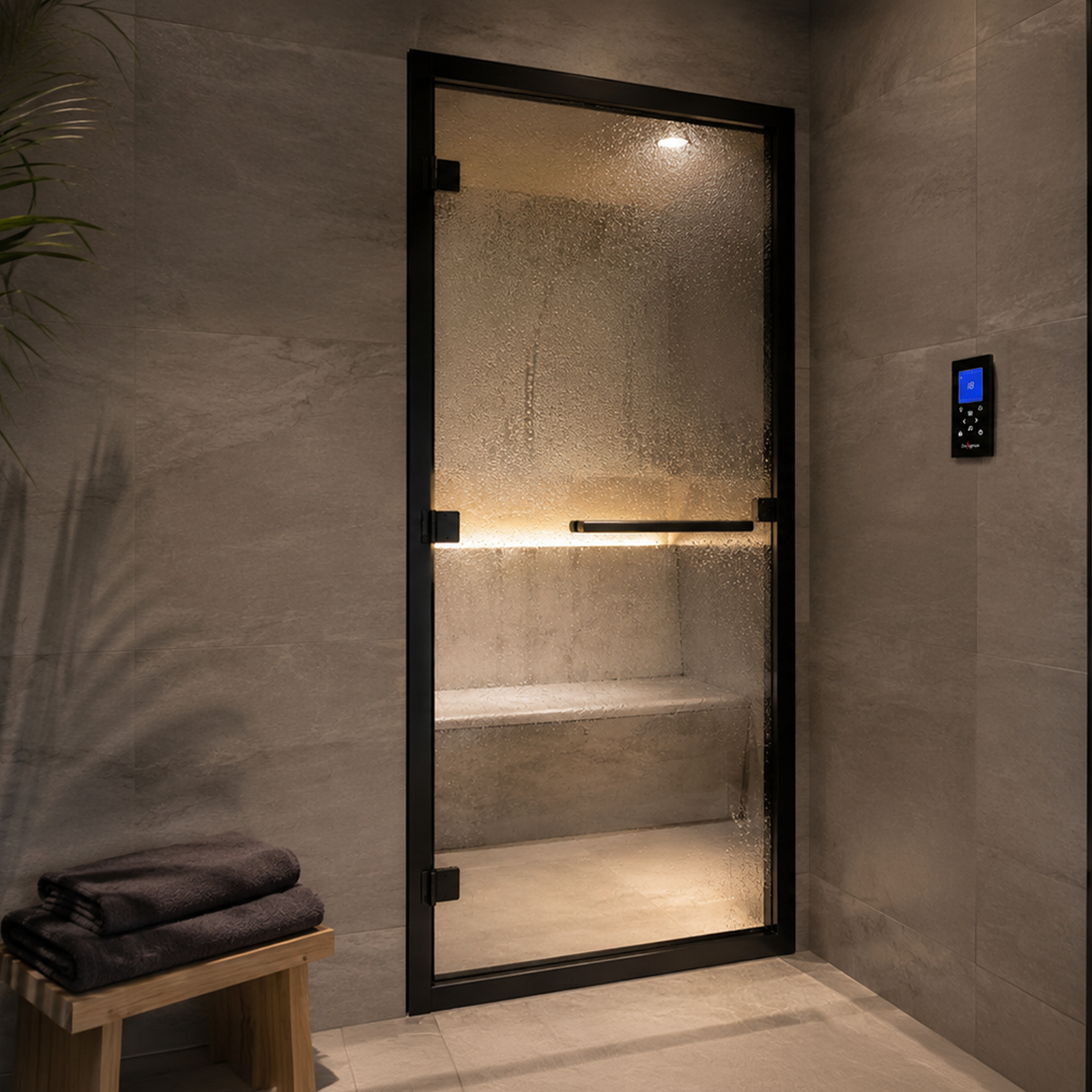 Reversible Steam Room Door