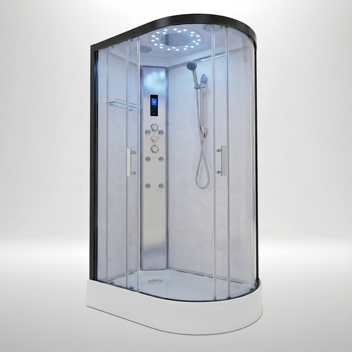 Platinum Shower Cabin - Offset (Left)