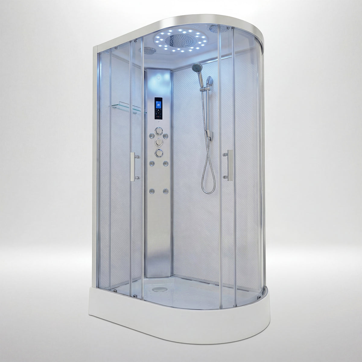 Platinum Shower Cabin - Offset (Left)