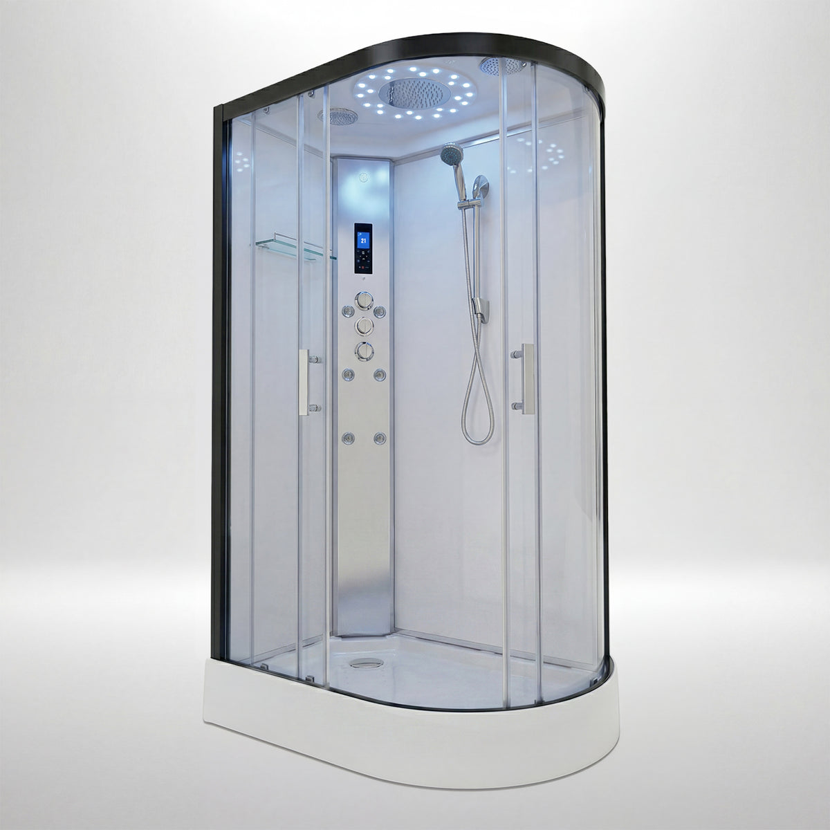Platinum Shower Cabin - Offset (Left)
