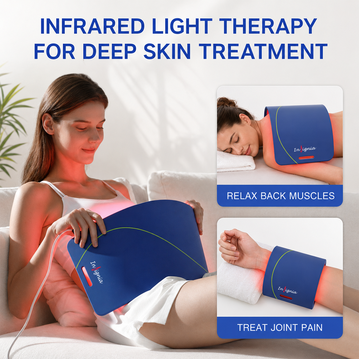 5-in-1 LED Face & Body Red Light Therapy Wrap