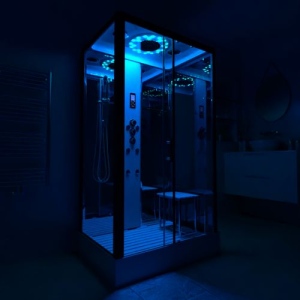 Platinum Shower Cabin 1050x850mm - Black Frame