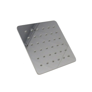 Square Chrome Monsoon Shower Head