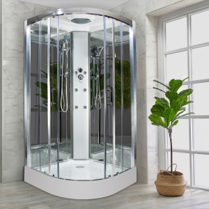 Insignia ECOnomy Shower Cabin 800x800mm - Chrome Frame