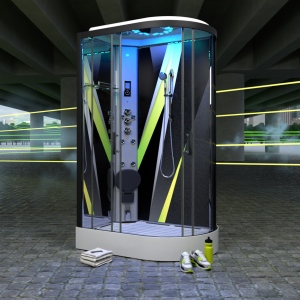 Energise - Offset Steam Shower (Left Hand)