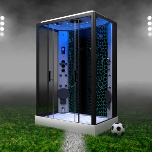 Focus - Twin Steam Shower - 1400mm x 900mm