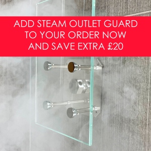 Glass Steam Outlet Guard-Save extra £20