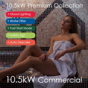 Signature 10.5kW Commercial Steam Generator Set - Premium Collection