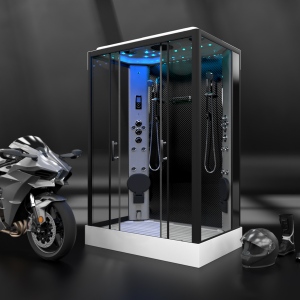 Motorsport - Twin Steam Shower - 1400mm x 900mm